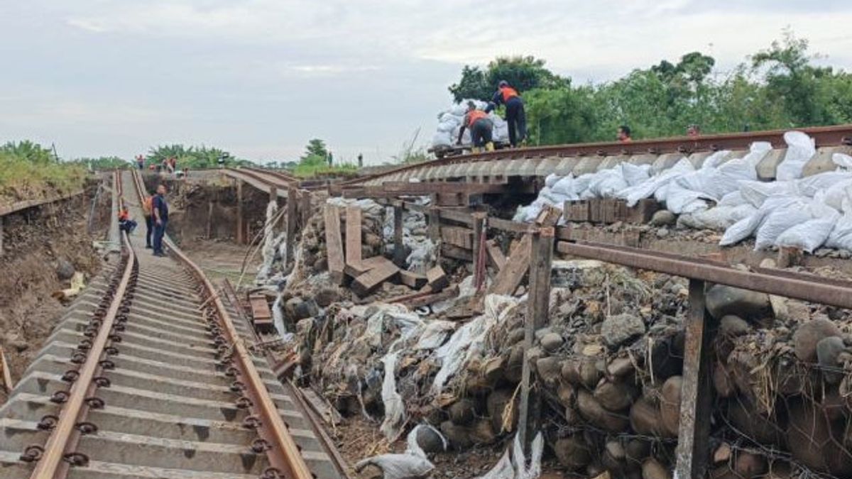 PT KAI Speeds Up Repair Of The KAI Line In Grobogan, Targeted To Be Passed By 1 Line Today