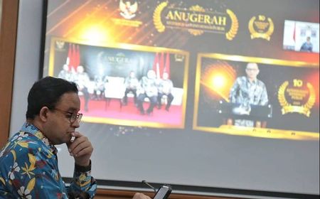 Ketiga Kalinya Anies Dapat Penghargaan Keterbukaan Informasi Publik