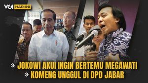 VIDEO VOI Hari ini: Jokowi Akui Ingin Bertemu Megawati, Komeng Unggul DPD Jabar