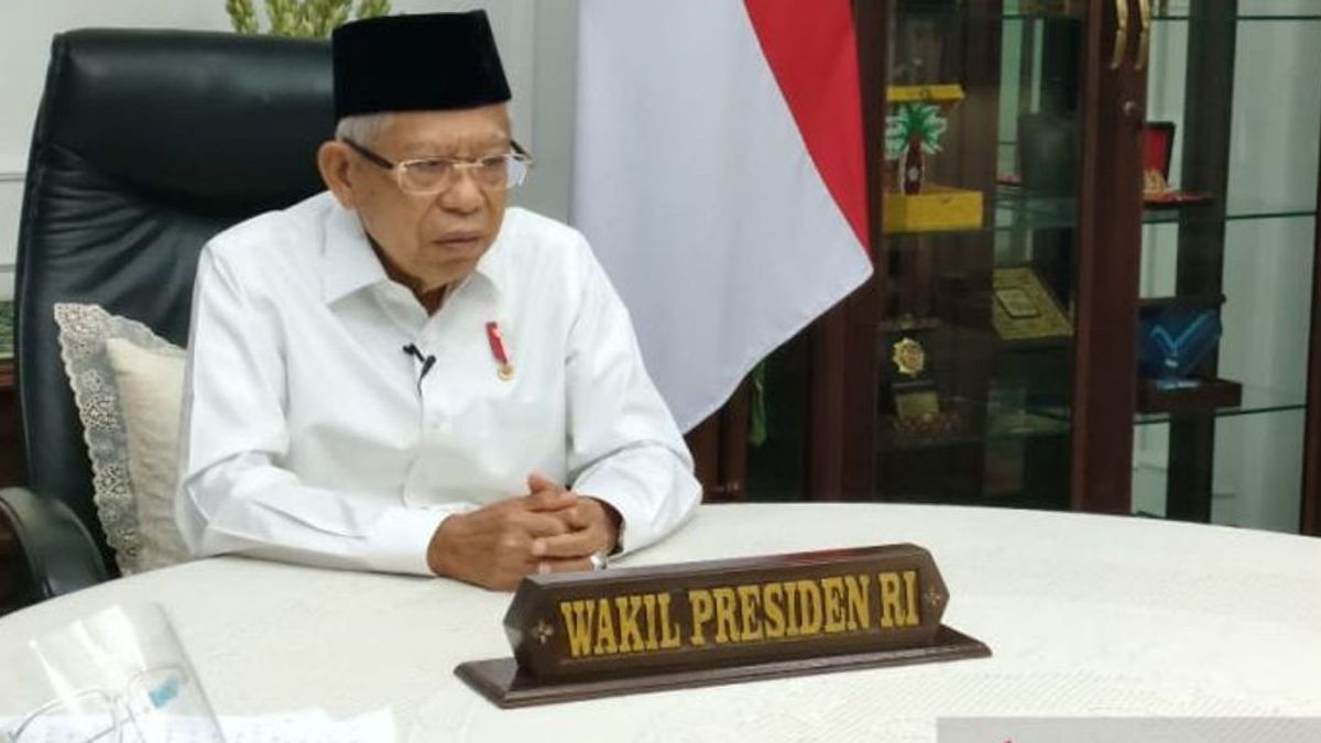 Ma'ruf Amin Ingatkan Besarnya Potensi Ekonomi Syariah terhadap Perekonomian Nasional