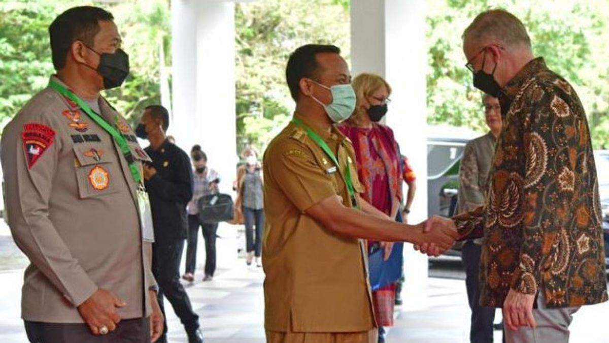 From Bogor, Australian PM Anthony Albanese Flies To Makassar To Meet Governor Andi