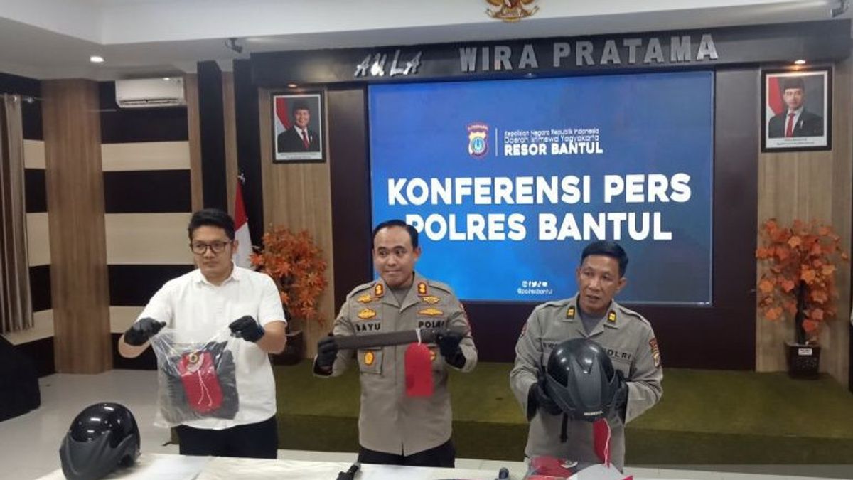 2 Acteurs d'un meurtre à Sedayu Bantul arrêtés par la police