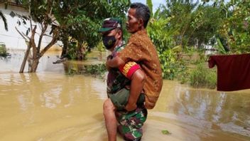 Penajam Paser Utara, East Kalimantan, The Location Of The New State Capital, Floods, Dozens Of Houses Are Submerged
