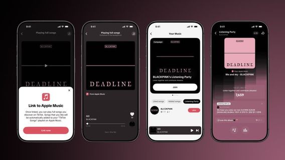 Apple Music و TikTok يتعاونان ، يمكن للمستخدمين تشغيل الأغاني الكاملة مباشرة في التطبيق