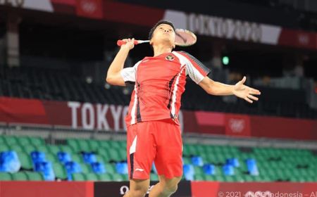 Menang di Laga Perdana Olimpiade Tokyo, Anthony Ginting: Puji Tuhan, Saya Coba Menikmati Permainan dan Tetap Fokus