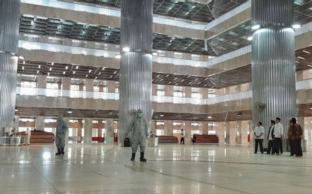 Masih Ditutup, Tak Ada Salat Jumat di Masjid Istiqlal