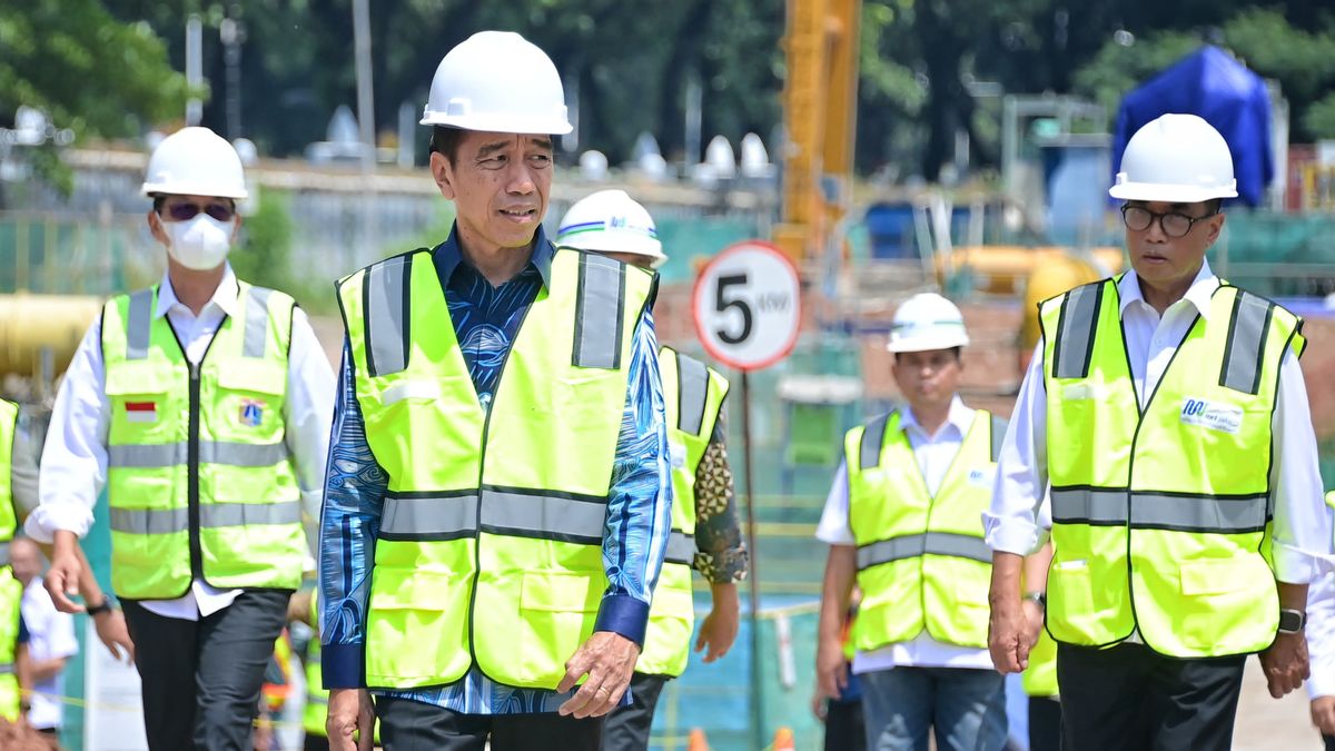 Proyek Pembangunan MRT Fase 2A Baru 28,4 Persen, Jokowi: Lebih dari Target