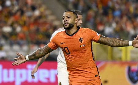 Belanda Gilas Belgia Berkat Dua Gol Memphis Depay