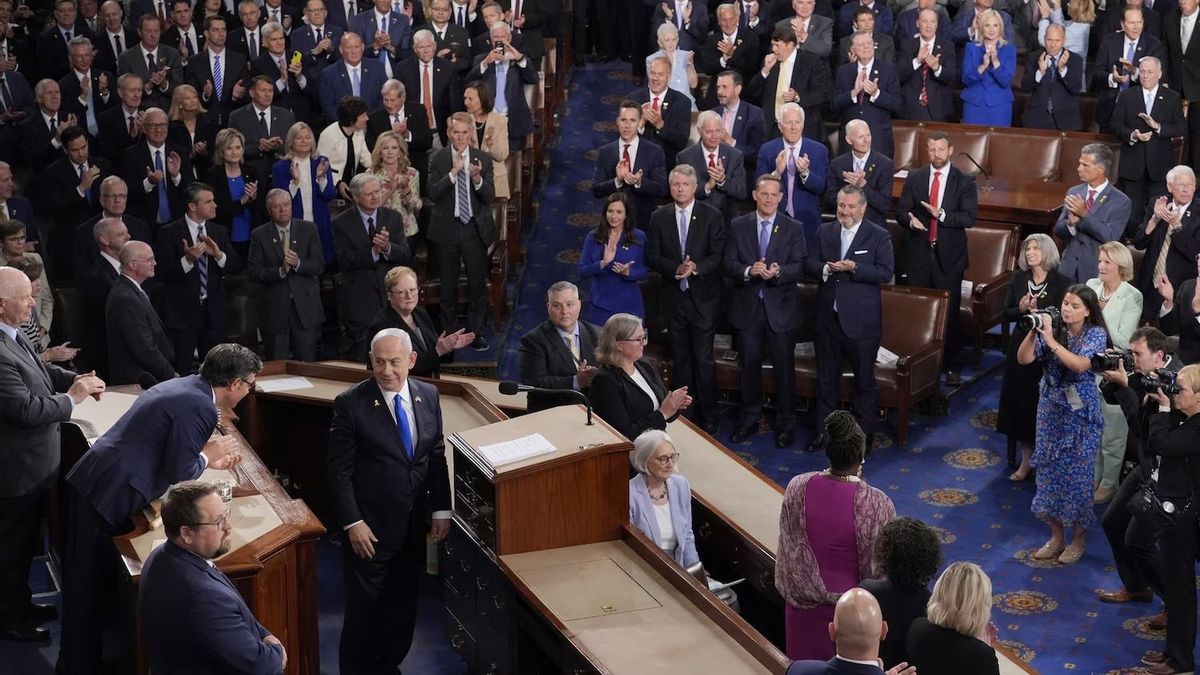 Israeli PM Outlines Post-War Gaza in Hour-Long Speech to US Congress But Doesn't Mention Palestinian State