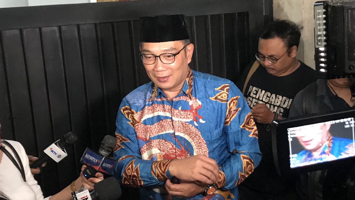 Ridwan Kamil Blak-Blakan on Jusuf Kalla Tak Ikut Timses RIDO