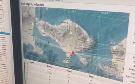 BMKG Sebut Ada Lima Gempa Susulan di Gianyar Bali