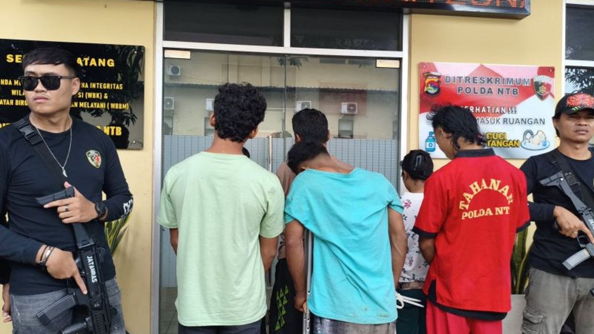 Komplotan Pencuri Uang Rp332 Juta di Toko Dapur Kita Mataram Ditangkap Polisi