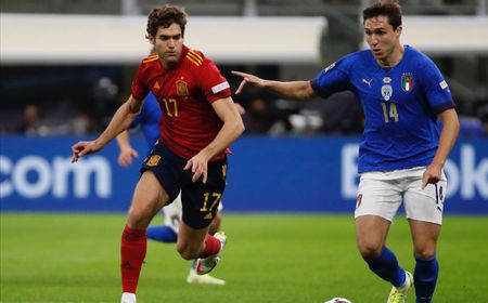 37 Laga Tak Terkalahkan Italia Putus di Tangan Spanyol