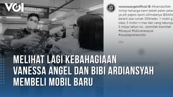 VIDEO: Mengenang Momen Bahagia Vannesa Angel dan Suami Beli Mobil Baru