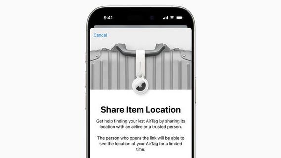 Apple Perkenalkan Fitur 'Share Item Location' di iOS 18.2 untuk Membantu Maskapai Temukan Bagasi Hilang