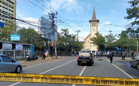 14 Orang Korban Ledakan Makassar, dari Warga hingga Satpam Gereja