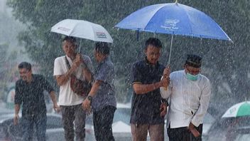 ar, la pluie est presque égale aujourd'hui! BMKG dit que des dizaines de régions sont prêtes à décoller