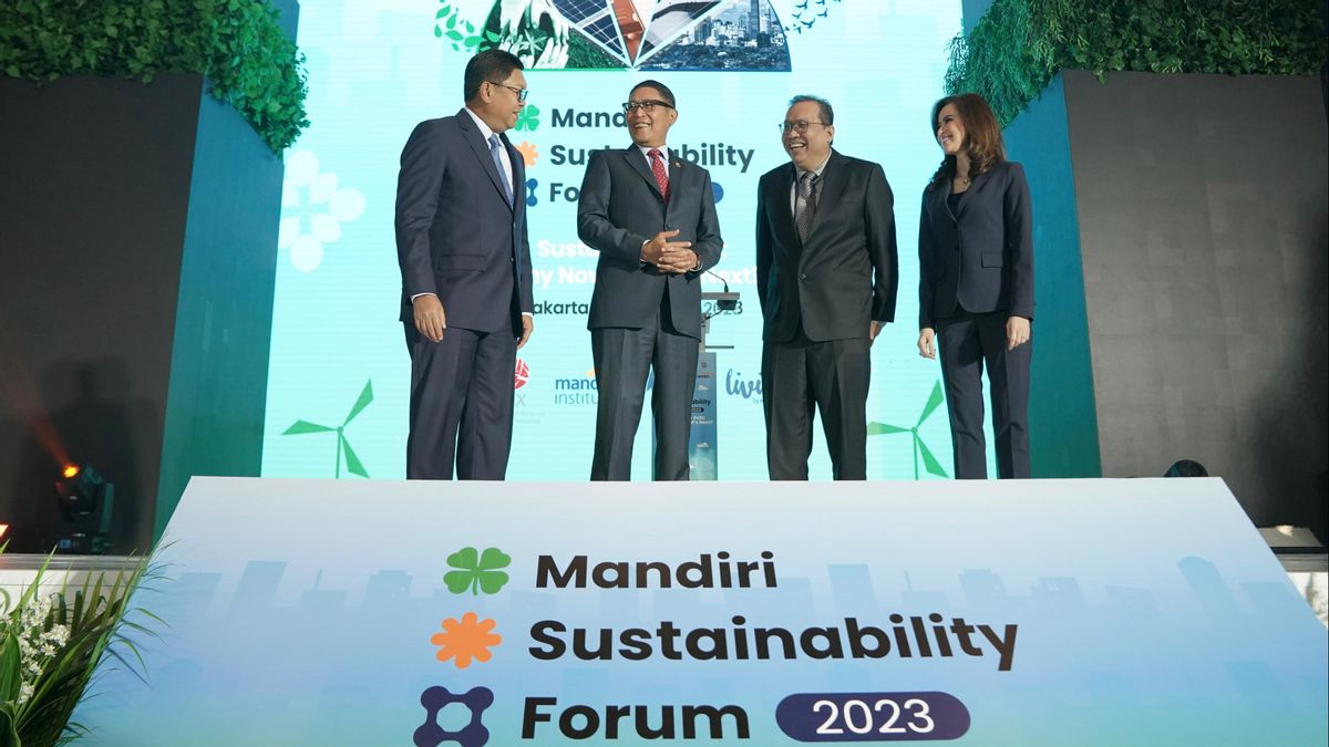 titre MSF 2023, Bank Mandiri renforce ses engagements en matière de mise en œuvre ESG