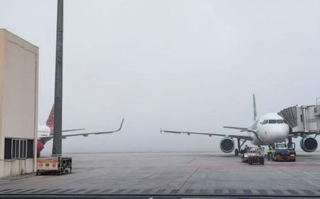 Bandara Pekanbaru Layani Penerbangan Internasional Rute Malaysia, Disambut Prosesi Water Salute