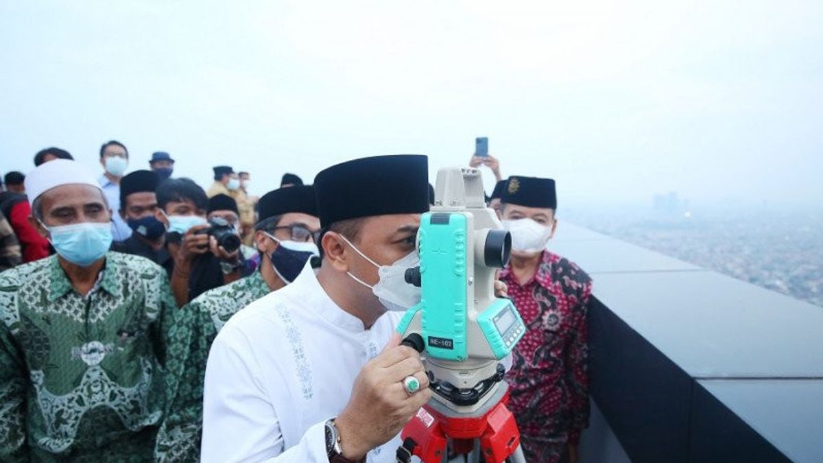 Untuk Pertama Kalinya Rukyatul Hilal Dilakukan di Rooftop TP 3, Walkot Surabaya Beri Sinyal Positif