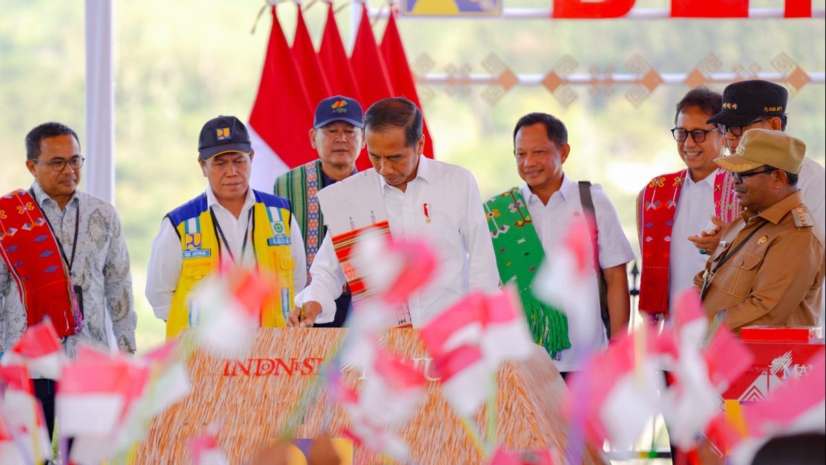 Support Food Security, Temef Garapan Dam Waskita Karya Inaugurated By President Ready To Aliri Land 4,500 Hectares