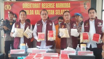 South Kalimantan Police Seize 44.5 Kg Of Crystal Methamphetamine-24,928 Ecstasy Pills From The Gembong Fredy Pratama Network