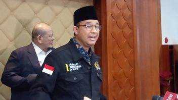 Arriving At The AMIN National Team Headquarters, Anies Is Entangled In 'Presidential Grant'