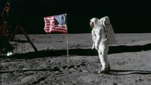 NASA Peringati 55 Tahun Misi Apollo, Pendaratan Manusia Pertama di Bulan 