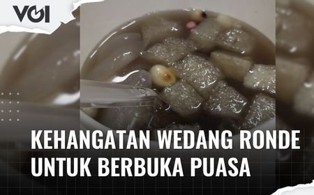 VIDEO: Kehangatan Wedang Ronde untuk Berbuka Puasa