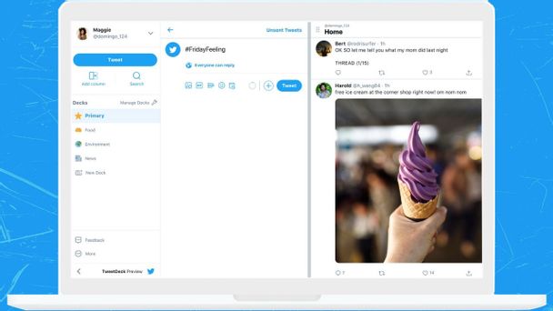 Tweetdeck sebentar lagi tidak bisa diakses secara gratis. (foto: Dok. Twitter)