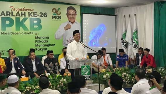 Pas encore reçu les recommandations de Cagub DKI du DPP PKB-NasDem, Anies Tak Tak Tak Holding