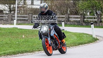 Belum Rilis, KTM Tertangkap Kamera Uji Coba Duke 390 Terbaru