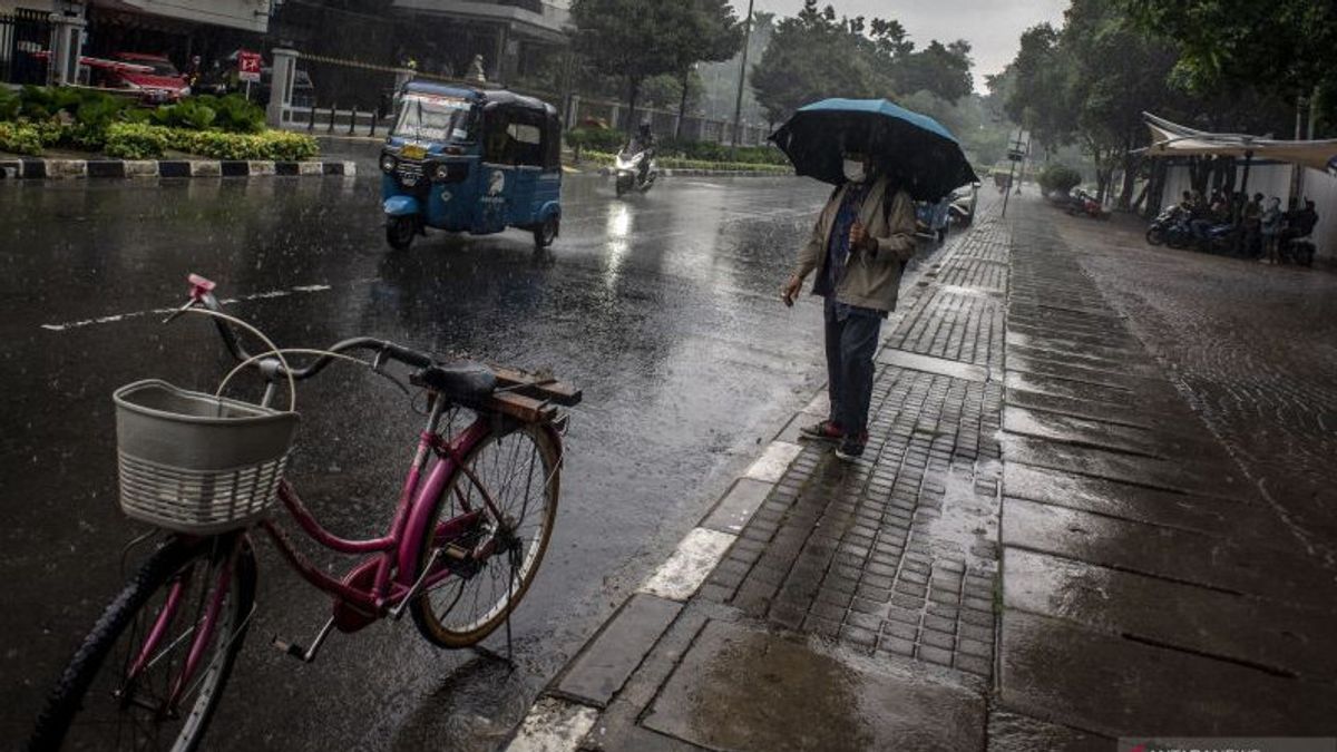 预计印度尼西亚大多数主要城市的小雨至中度降雨将受到影响