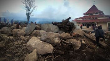 BNPB: تفجير الصخور المتبقية من فيضانات لاهر مارابي آمن