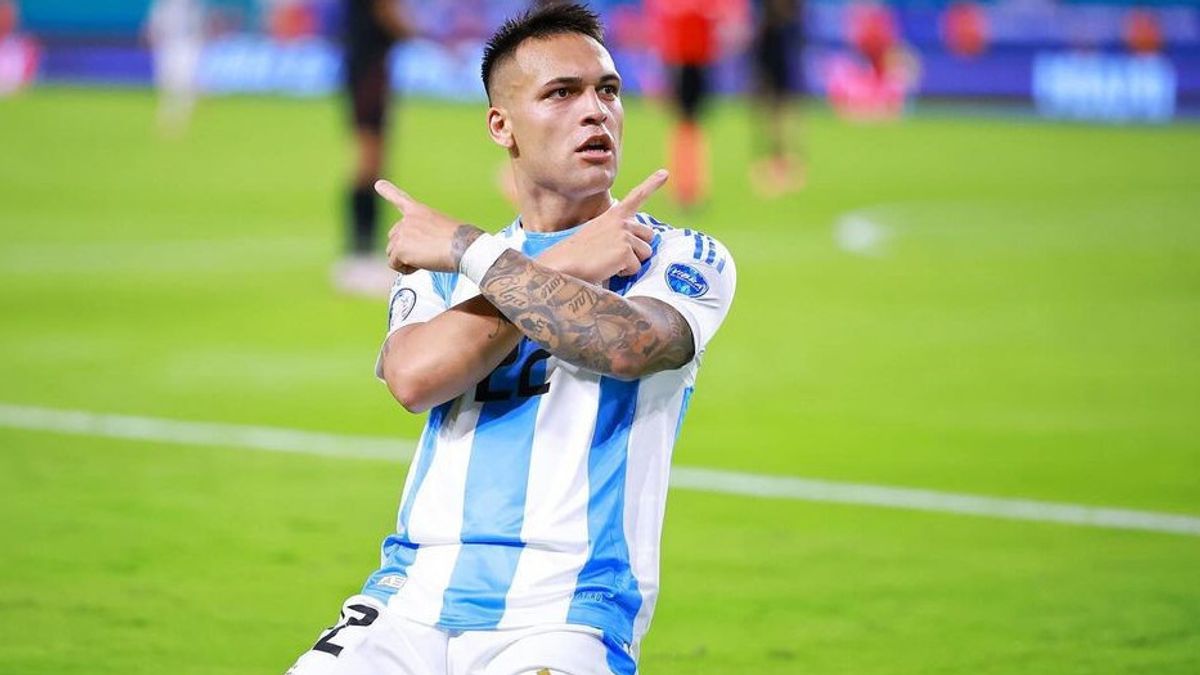 Final Copa America 2024: Gol Tunggal Lautaro Martinez Bawa Argentina Raih Gelar Copa America Ke-16