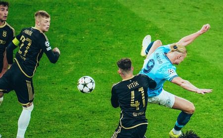 Erling Haaland Cetak Brace, Man City Bantai Sparta Praha Lima Gol