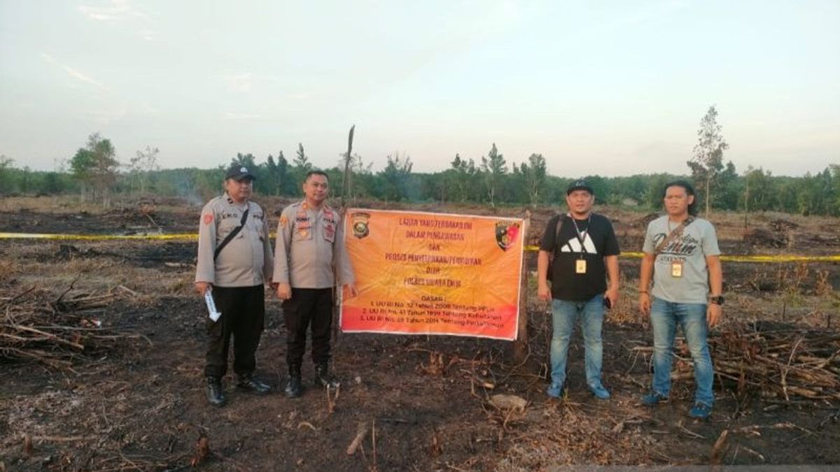 3 Suspects Who Burn Mineral Land In Muara Enim, South Sumatra Threatened With 10 Years In Prison Fines Of IDR 10 Billion