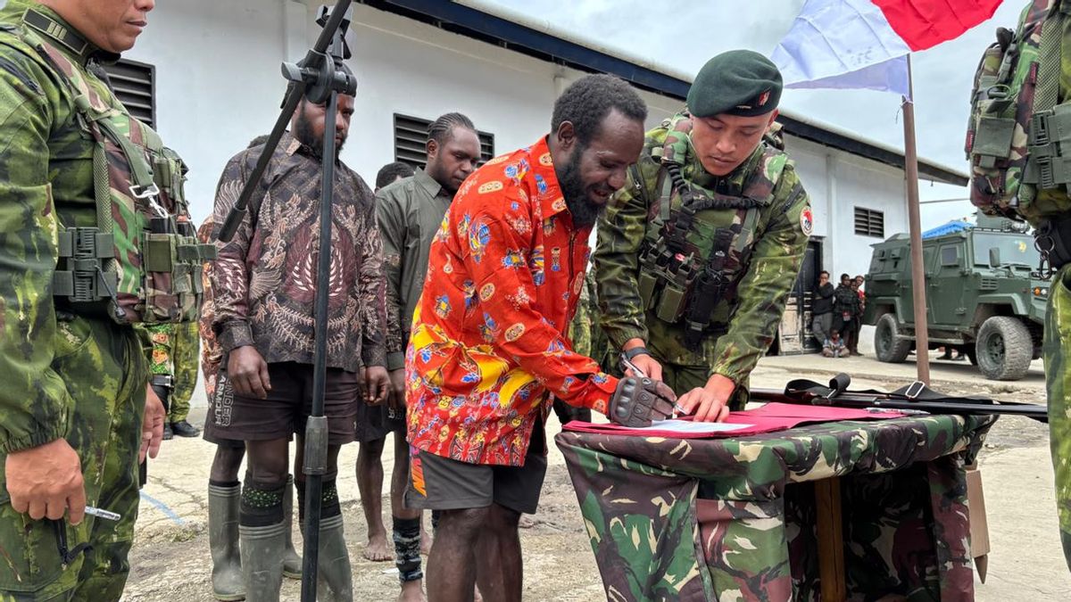 Tujuh Eks TPNPB OPM Sinak Ikrar Setia ke NKRI