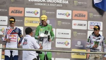Kumpulkan 47 Poin, Pebalap Romain Febvre Juara MXGP Lombok 2023