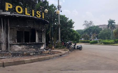 Melihat Sisa Vandalisme Ricuh Demo Tolak UU Cipta Kerja