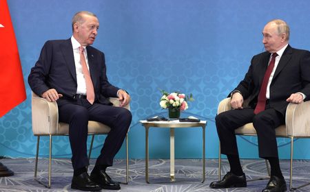 Pemimpin Turki Erdogan Tawarkan Bantuan Akhiri Perang Rusia-Ukraina saat Bertemu Presiden Putin di Astana