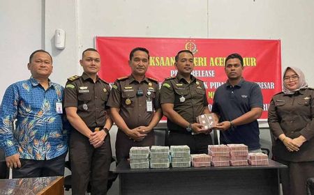 Kejari Aceh Timur Terima Pembayaran Denda Rp1 Miliar dari Napi Narkoba