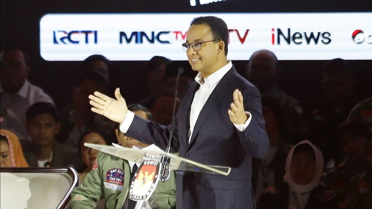 Anies Ungkit Tanah Prabowo dans le débat, TKN Jeune électorale : La rhétorique s’intentionnellement s’arrête