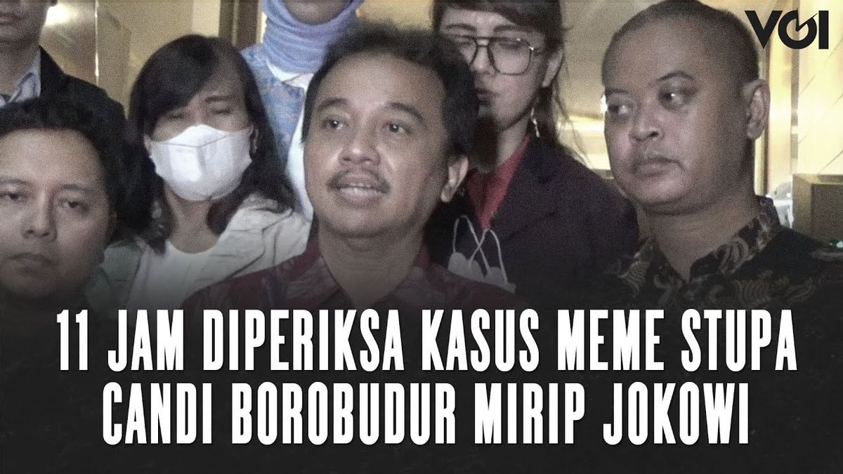VIDEO: Kasus Meme Stupa Candi Borobudur Mirip Jokowi, Status Roy Suryo Belum Jadi Tersangka