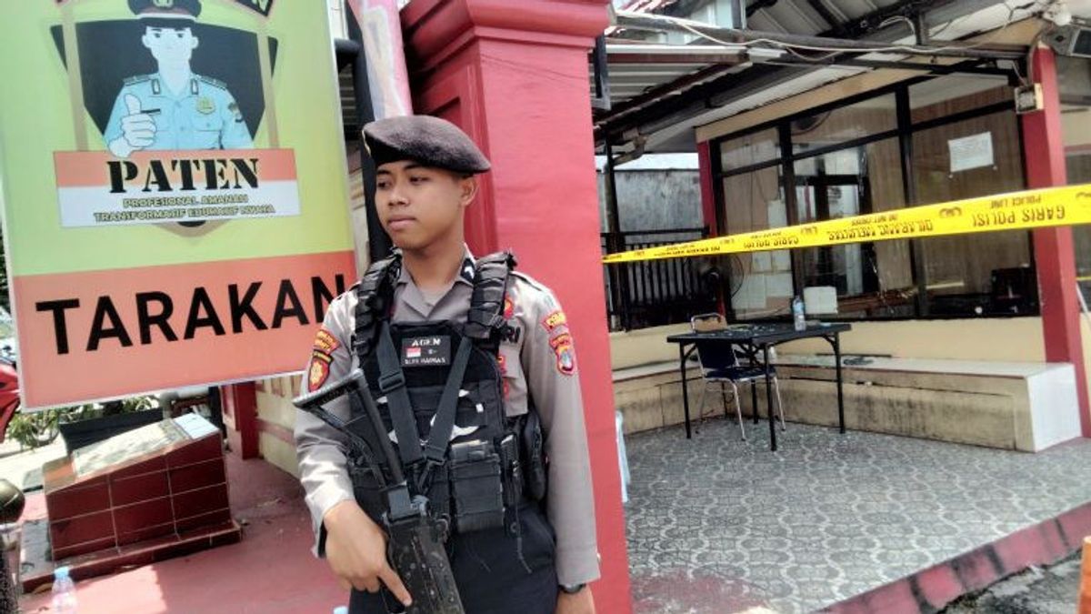 OTK Brings Sharp Iron Sharp Serang Polres Tarakan, 1 Patrol Car Damaged