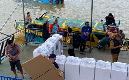 Polda Kaltara Kawal Distribusi Logistik Pilkada