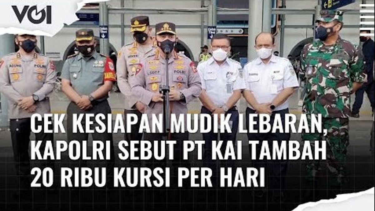 VIDEO: Ahead Of Homecoming, National Police Chief Inspects Pasar Senen Station