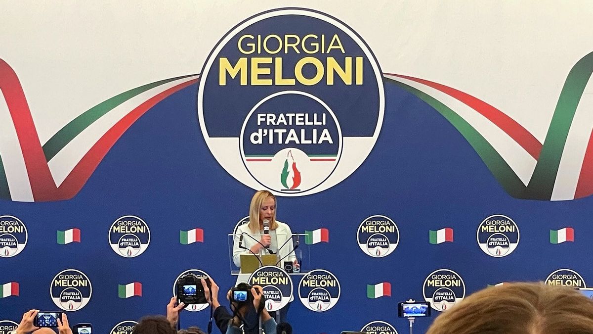 To Be The First Italian Women's PM, Giorgia Meloni: Remember, We Are Not At The Final Point