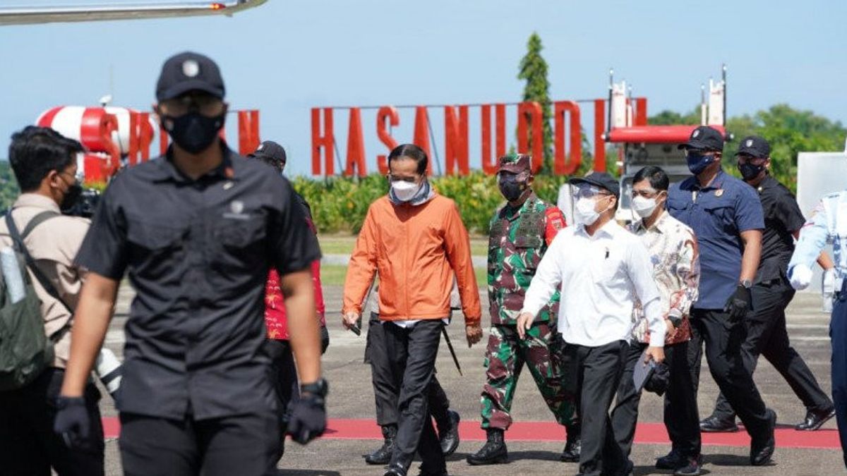 Le Président Jokowi Inaugure Le Projet D’infrastructure Dans Le Village De Jusuf Kalla, 2 500 Personnes Déployées