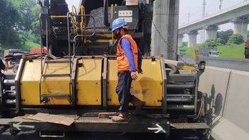 Beware Of Traffic Jams, Jasa Marga Again Makes Road Repairs On The Jakarta-Tangerang Toll Road